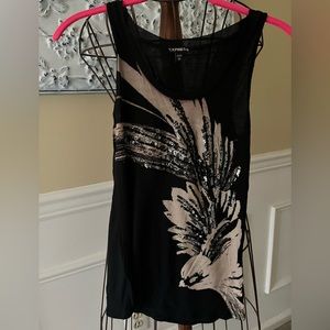 Express tank top with sequin detail